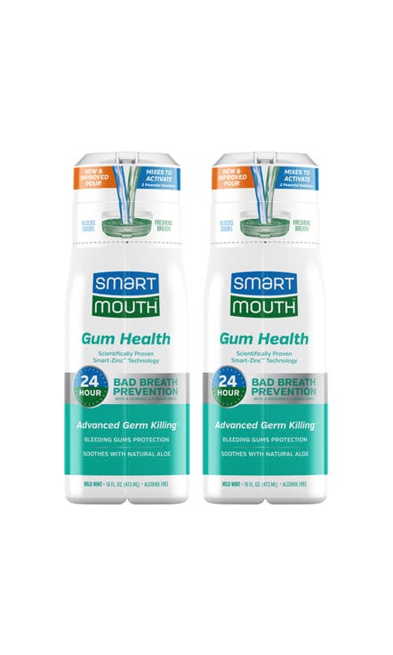 Gum Health Zinc Activated Mouthwash Mild Mint 16 fl oz, 2-Pack