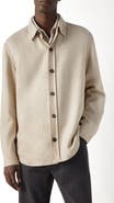 ZEGNA Cashmere, Linen & Silk Overshirt