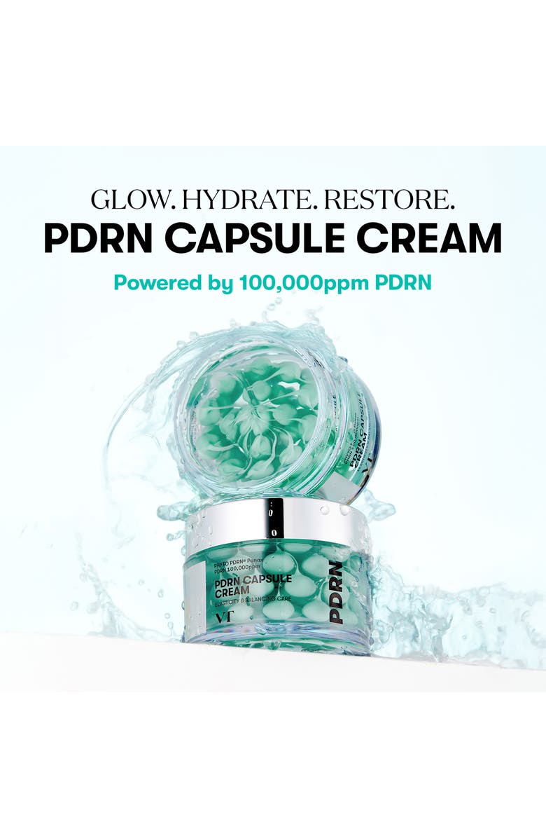 VT COSMETICS PDRN Capsule Cream 100, Alternate, color, Silver / Green