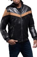 XRAY Hooded Faux Leather Jacket