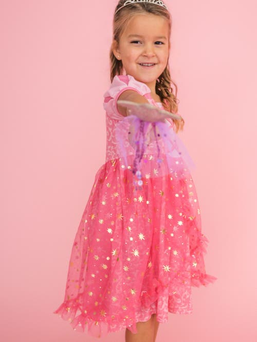 Rufflebutts Princess Dress-up Corset Nightgown In Pink