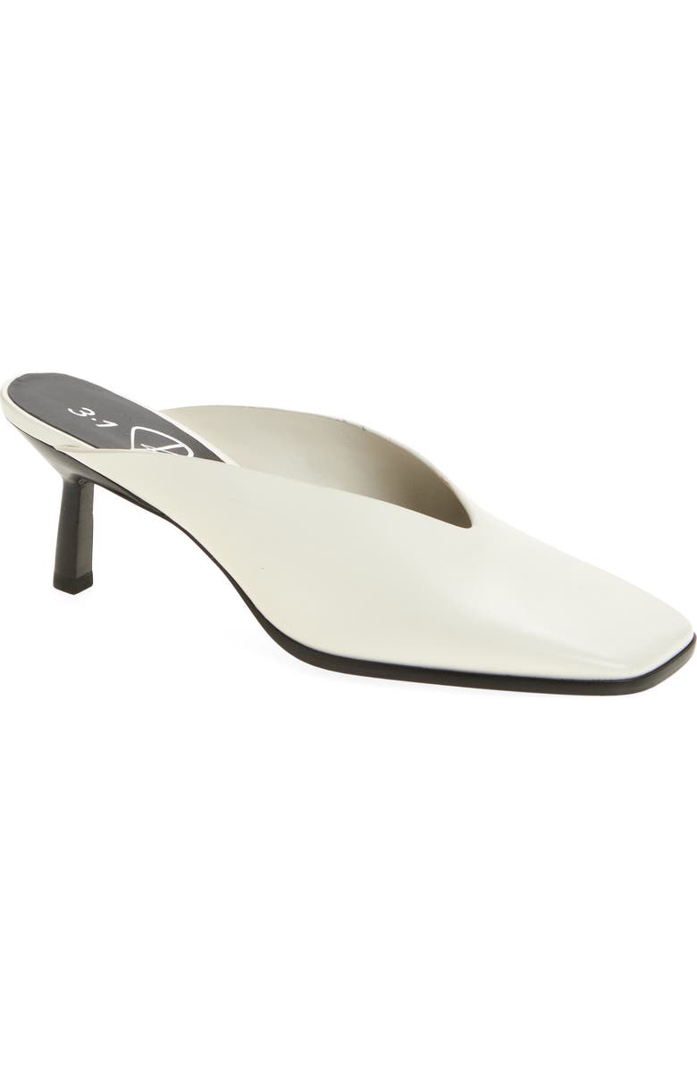 3.1 Phillip Lim Leather Mule, Main, color, Antique White