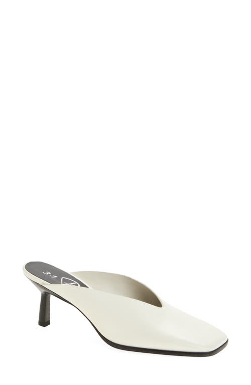 3.1 Phillip Lim Leather Mule In Antique White