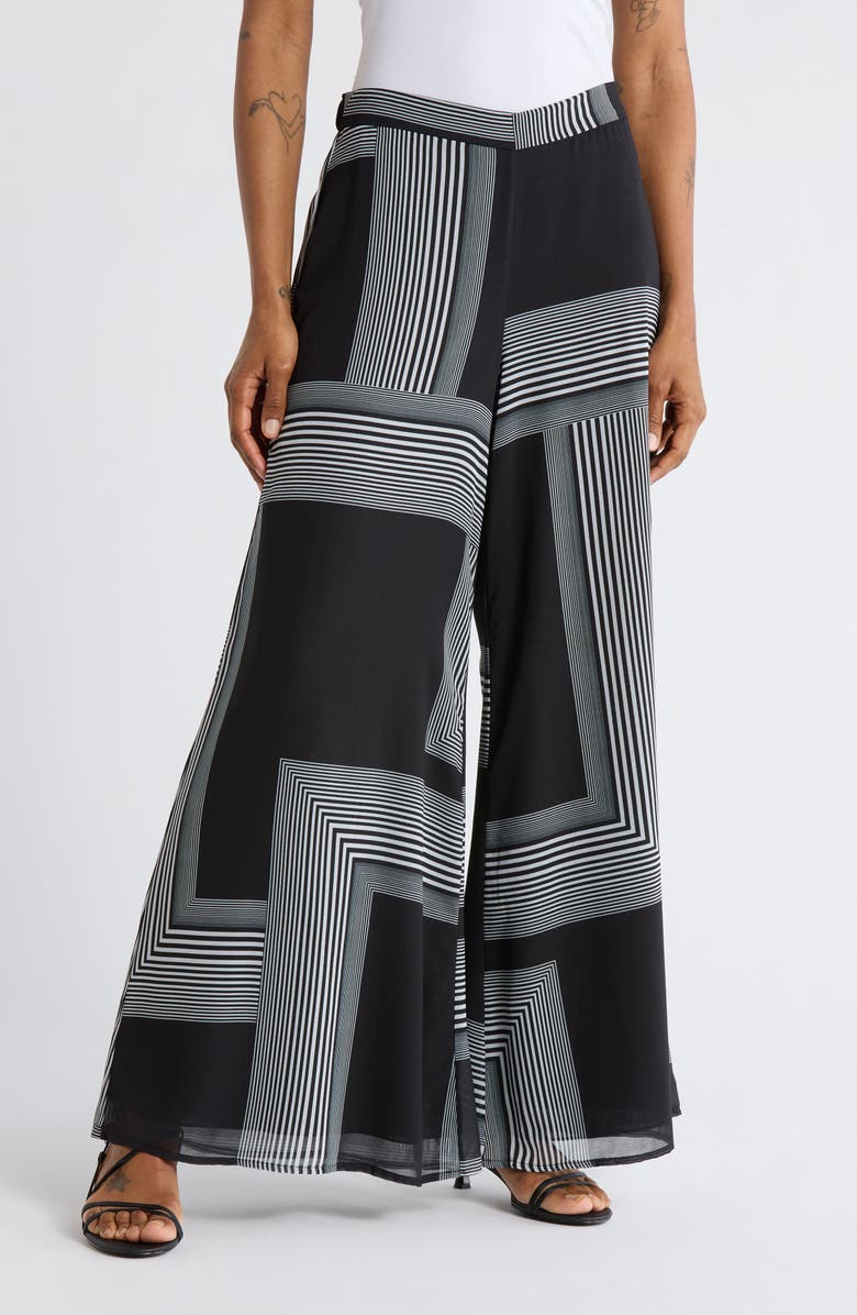 JASON WU Wide Leg Pull-On Pants, Main, color, 