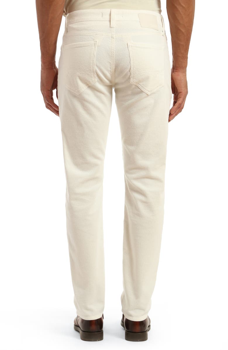 Mavi Jeans Marcus Slim Straight Leg Corduroy Pants, Alternate, color, Off White Cord