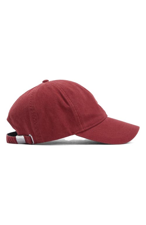 Barbour Cascade Baseball Cap In Red