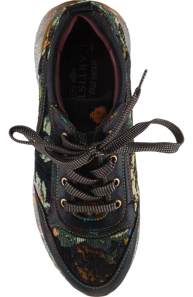 L
Artiste by Spring Step Invidia Platform Sneaker, Alternate, color, Black Multi