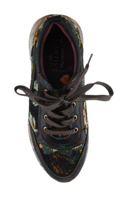 L'artiste By Spring Step Invidia Platform Sneaker In Multi