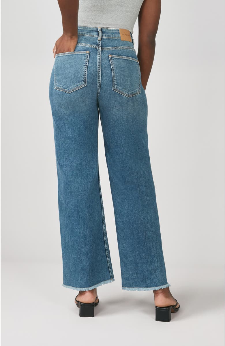Lola Jeans Milan Ultra High Rise Wide Leg Jeans, Alternate, color, Dim Sky