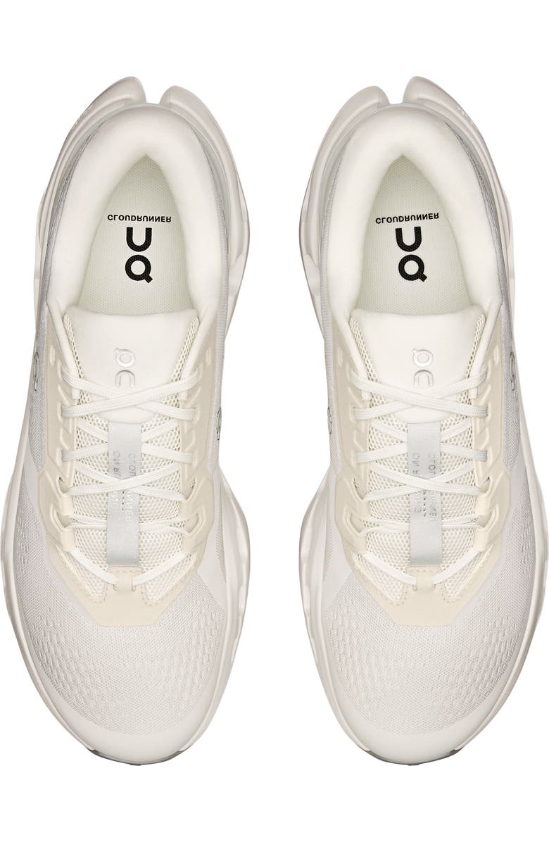 On Cloudrunner 3 Running Shoe, Alternate, color, White/Glacier