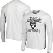 '47 Men's '47 Heathered Gray Las Vegas Raiders Dozer Franklin Long Sleeve T-Shirt