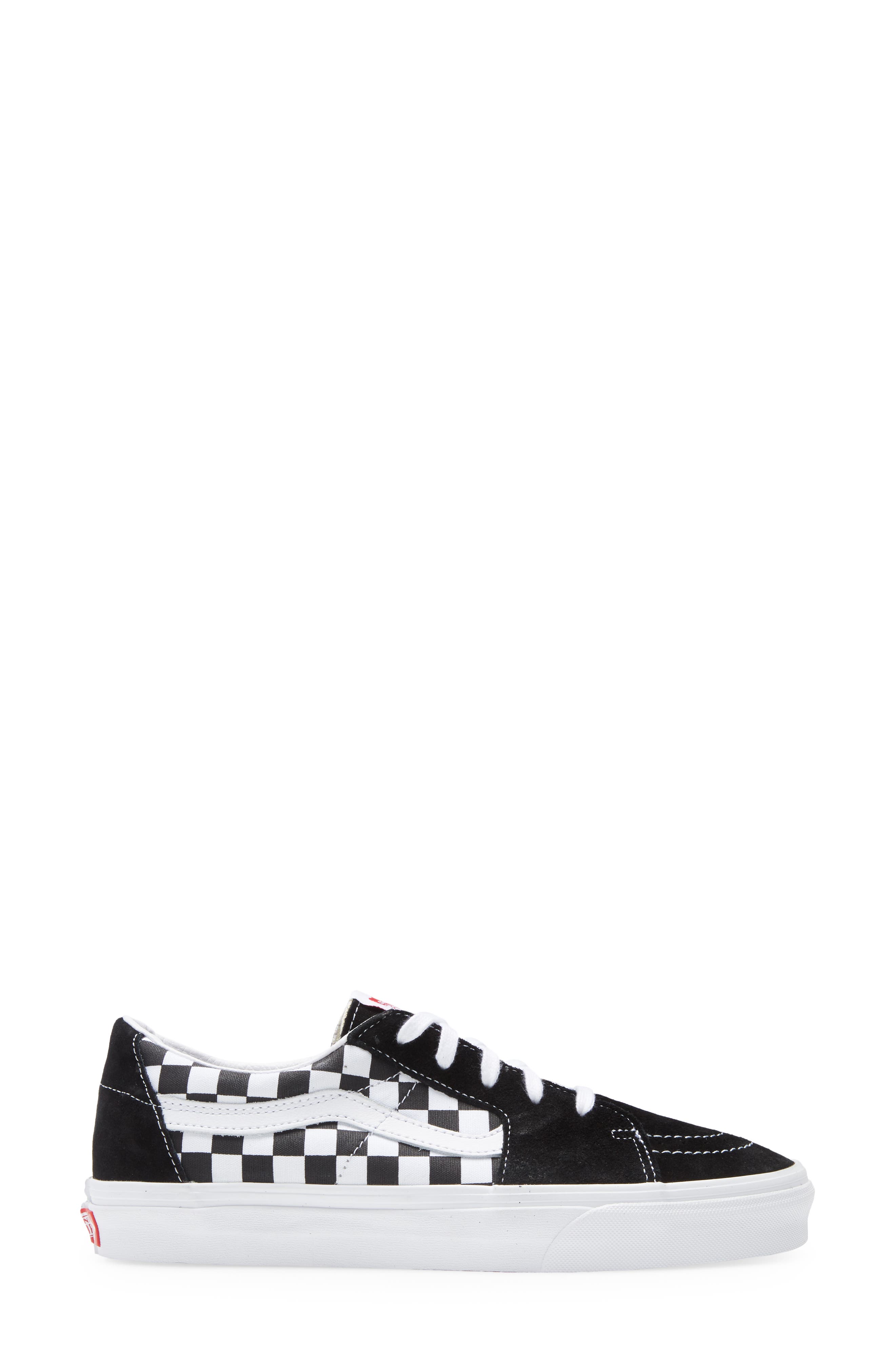 Vans SK8-Low Check Sneaker, Alternate, color, 