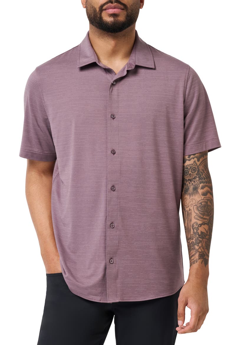 The Heater Button-Up Shirt, Main, color, MOONSCAPE