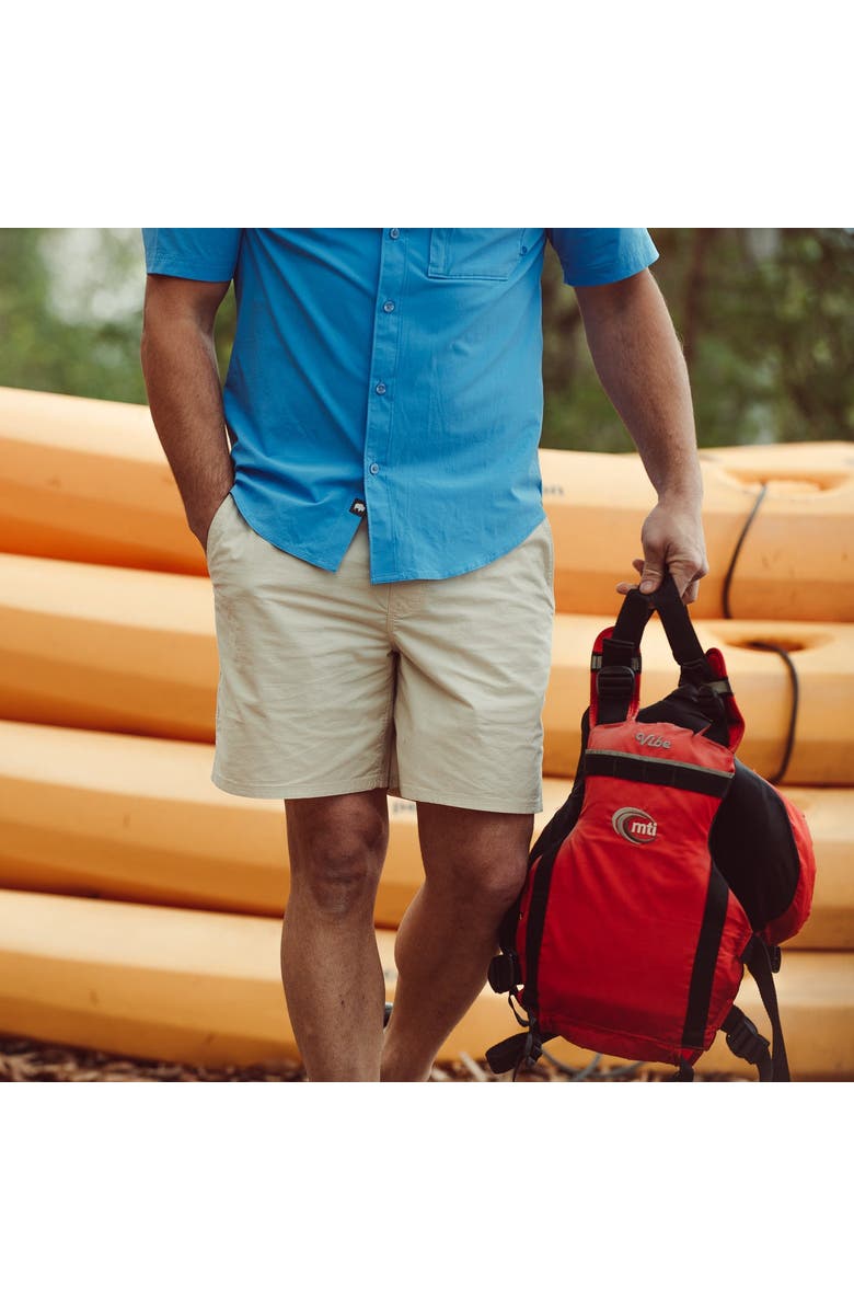 Mountain Khakis Stretch Poplin Deck Short, Alternate, color, Oatmeal