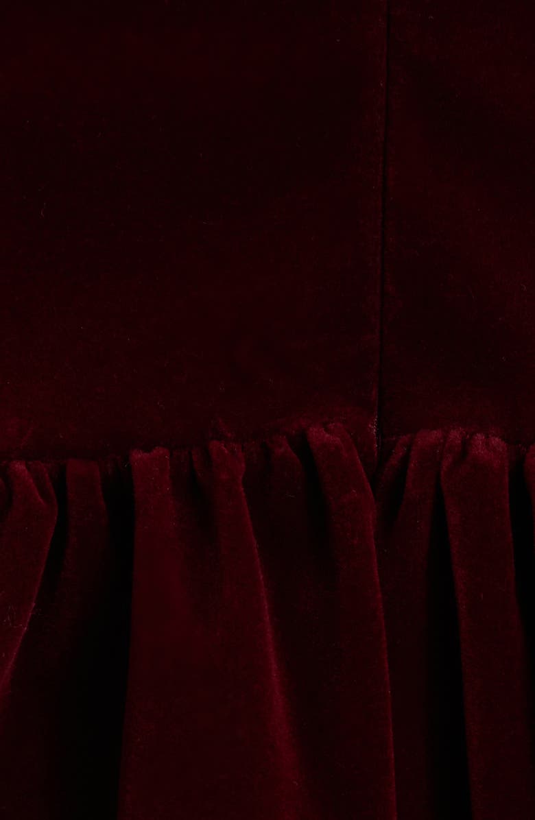 All in Favor Flutter Sleeve Minidress, Alternate, color, Wine