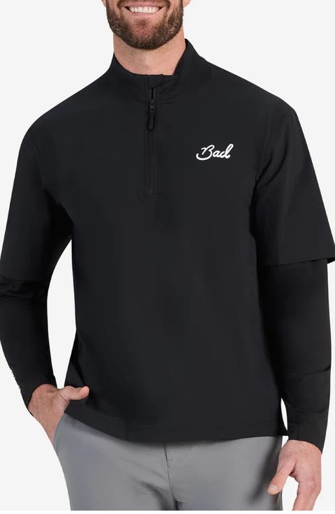 Mechanism Layered Long Sleeve Quarter Zip Top