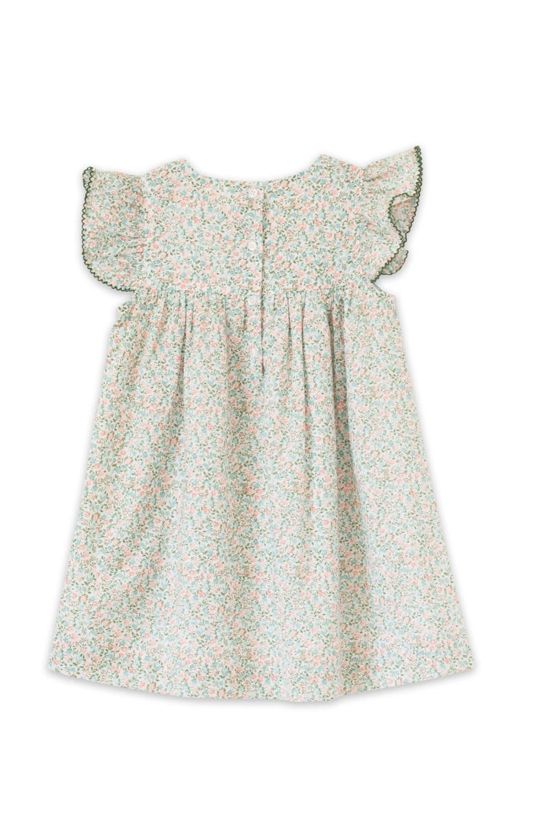 Beet World Girls Hannah Dress with Flutter Sleeves, Alternate, color, 