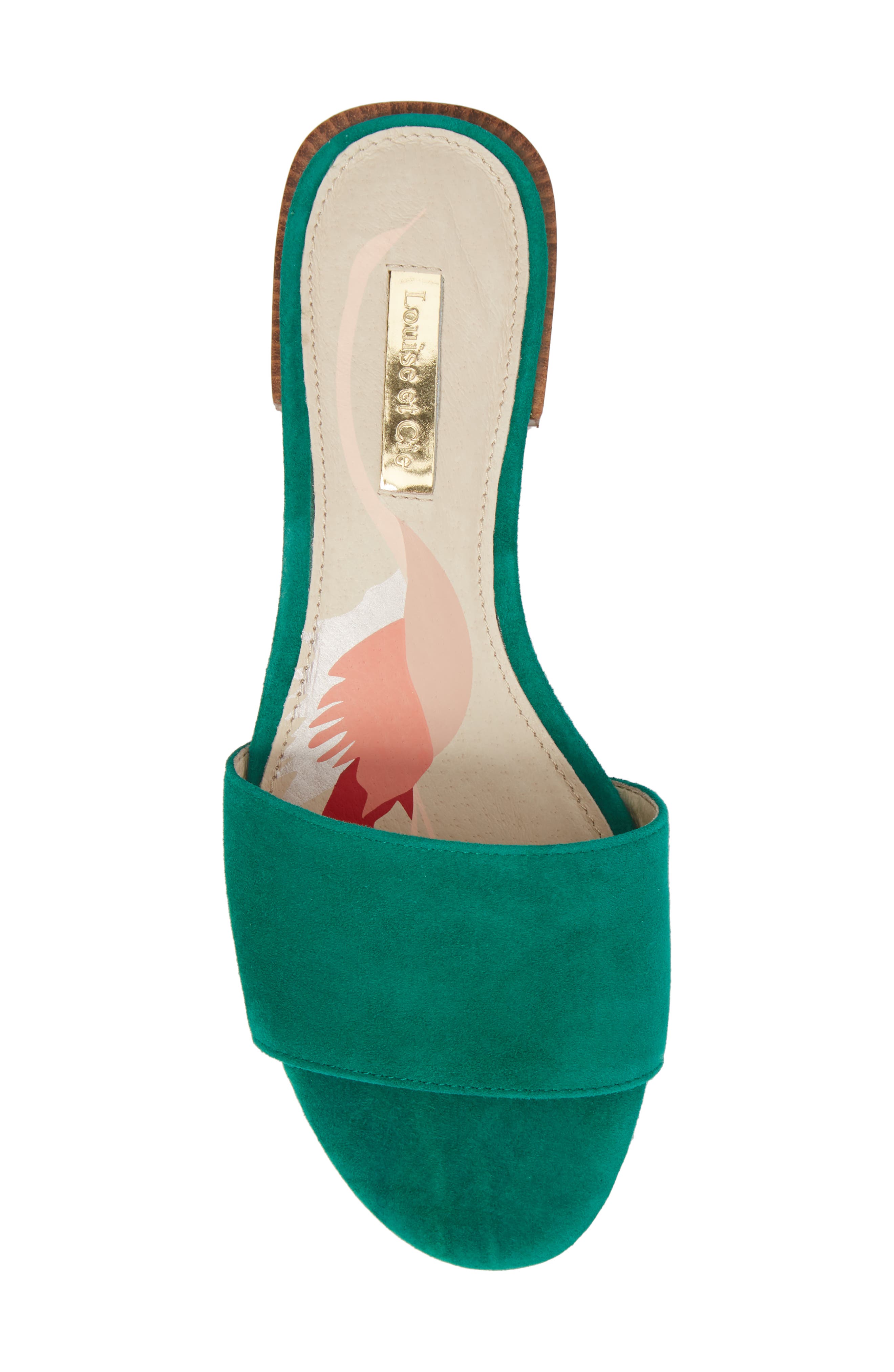 Aydia Slide Sandal, Alternate, color, SHAMROCK SUEDE