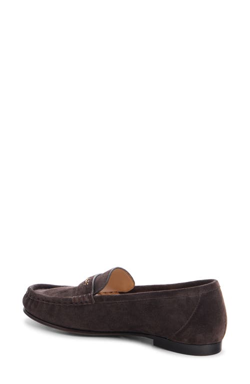 Chloé Logo Penny Loafer In Brown