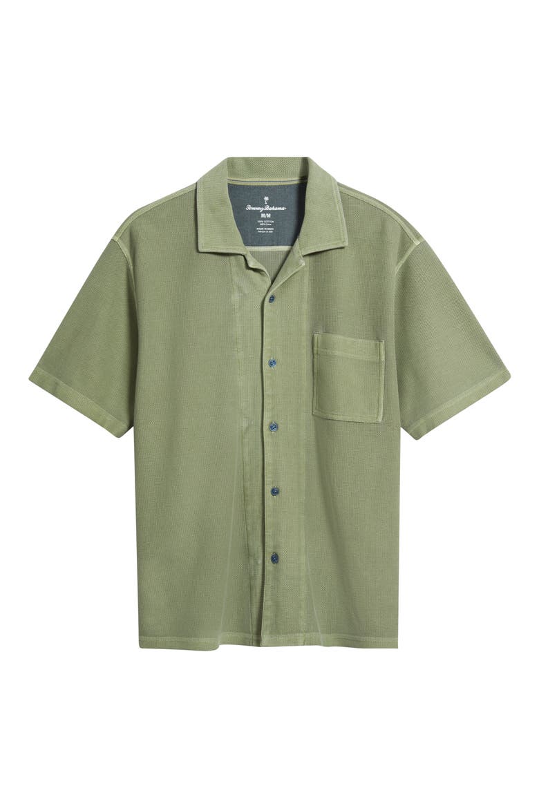 Rio Cabana Cotton Camp Shirt, Alternate, color, DUSTY SAGE