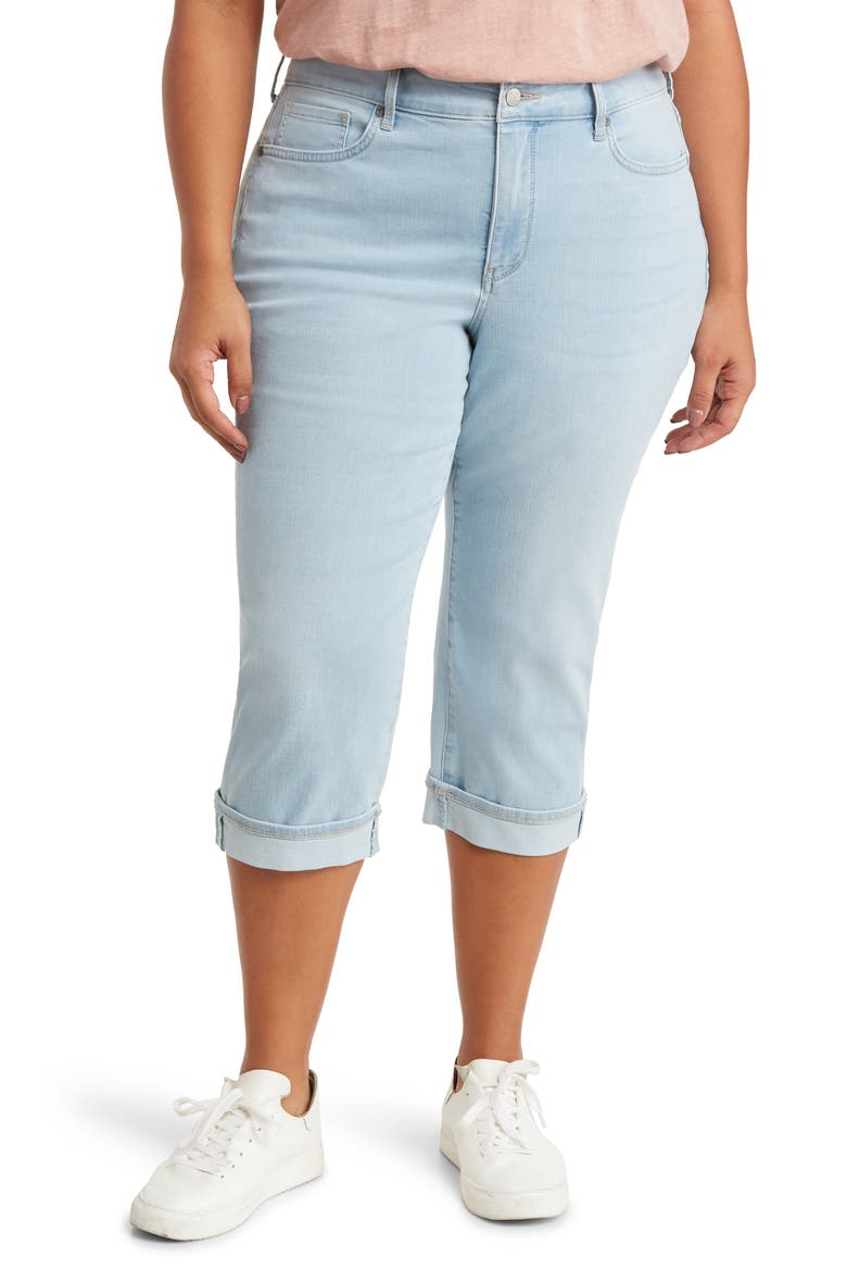 Marilyn Crop Cuff Jeans, Main, color, DELRAY