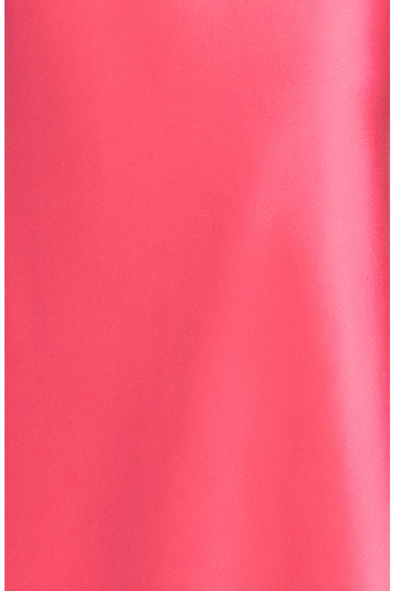 Strapless Satin Gown, Alternate, color, CORAL