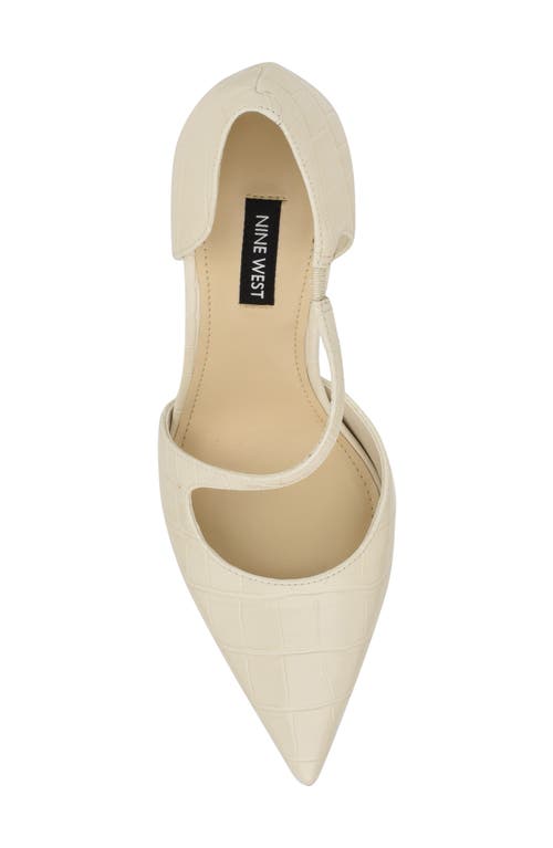 Nine West Dolen Pointed Toe Pump In Neutral