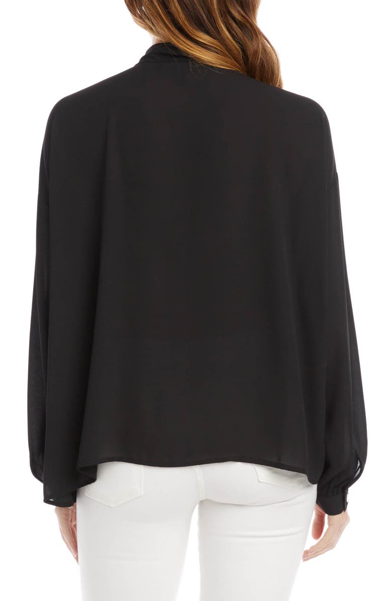 Karen Kane Tie Neck Blouse, Alternate, color, 