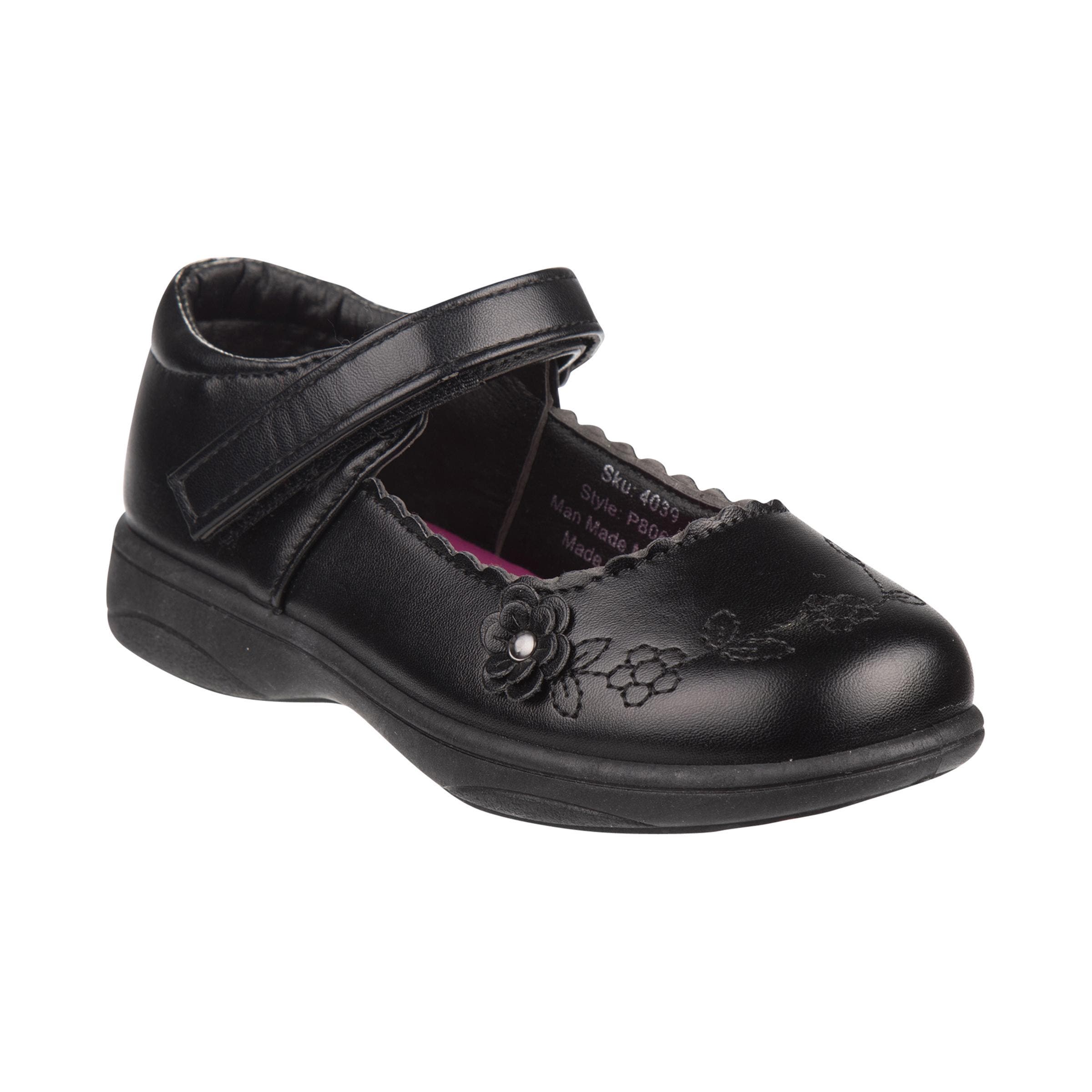 Girls School Shoes, Main, color, Black