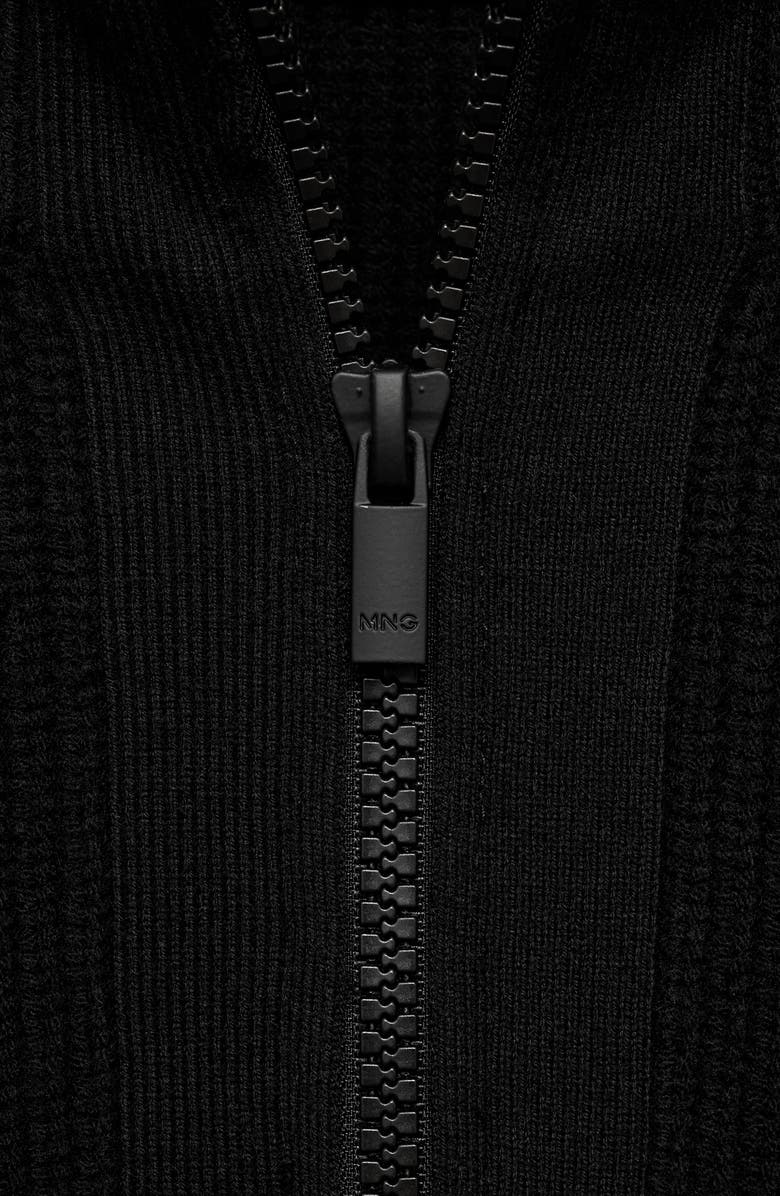 MANGO Wool Blend CoolMax Half Zip Pullover, Alternate, color, 