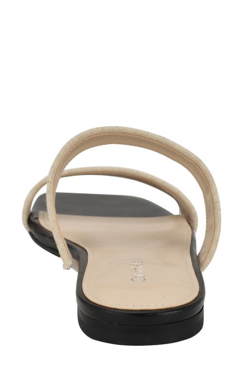 Calvin Klein Felisa Two-strap Sandal In Medium Natural