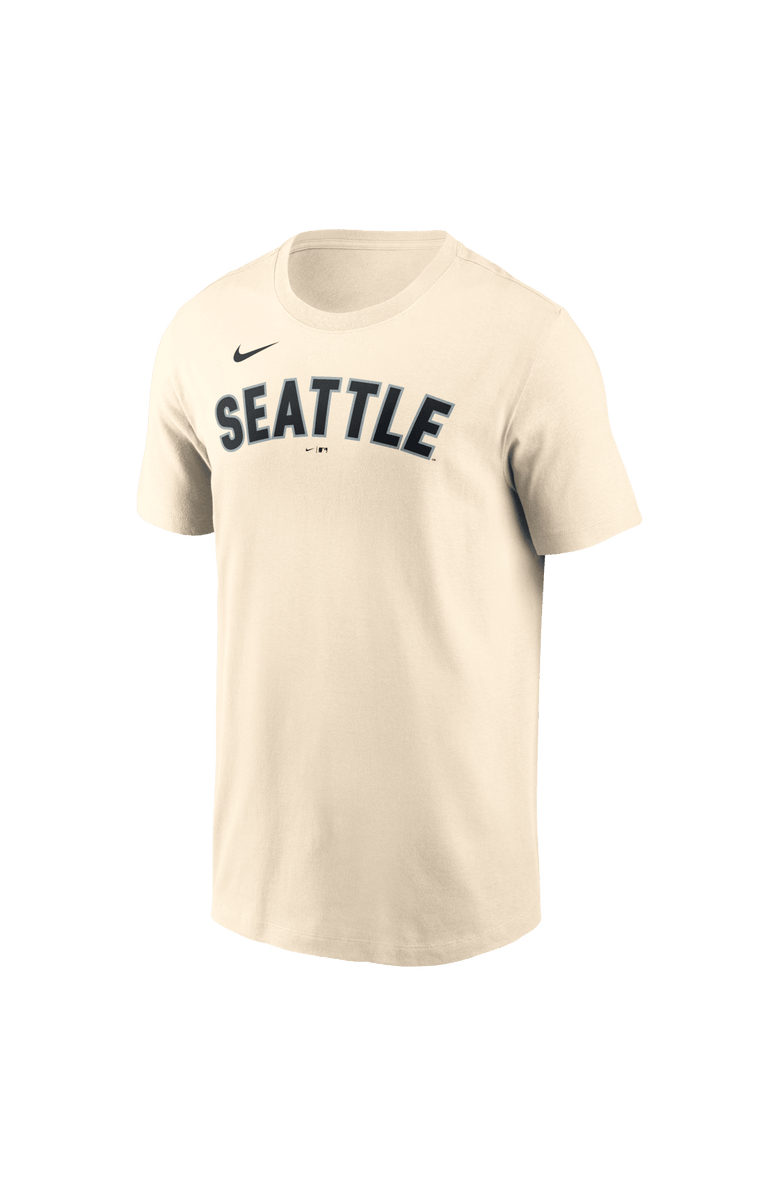 Nike Men's  Nike Cream Seattle Mariners Alternate Wordmark T-Shirt, Alternate, color, Cream