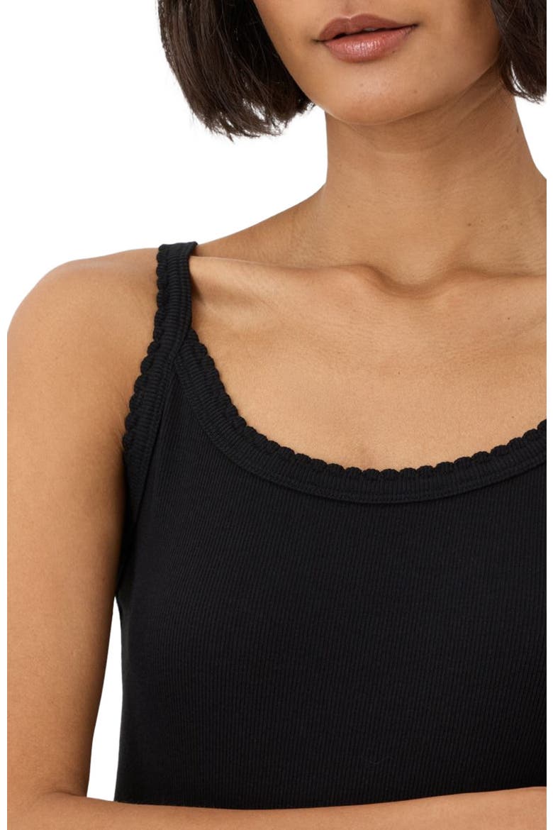 Dream Rib Cami Made with Organic Cotton, Alternate, color, Black