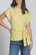 APNY Stripe Side Tie T-Shirt