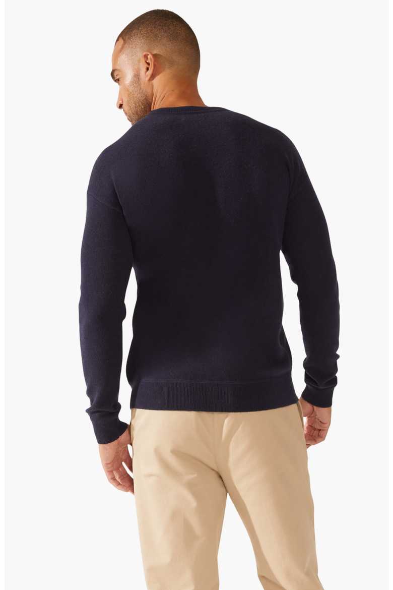 Mateo Cashmere Sweater, Alternate, color, Navy