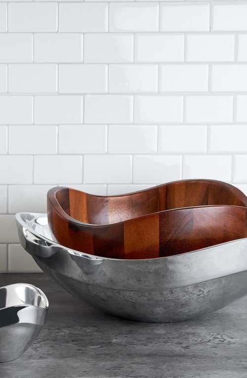 Nambe Billow Large Bowl In Silver