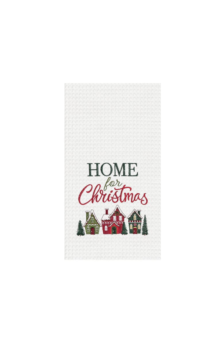 C&F Home Home For Christmas Village Towel, Main, color, Green