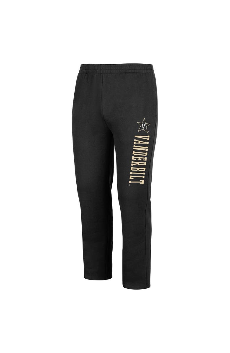 COLOSSEUM Men's Colosseum Black Vanderbilt Commodores Wordmark Pants, Alternate, color, 