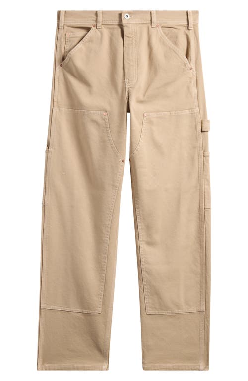 Stan Ray Double Knee Pants In Antique Khaki Duck