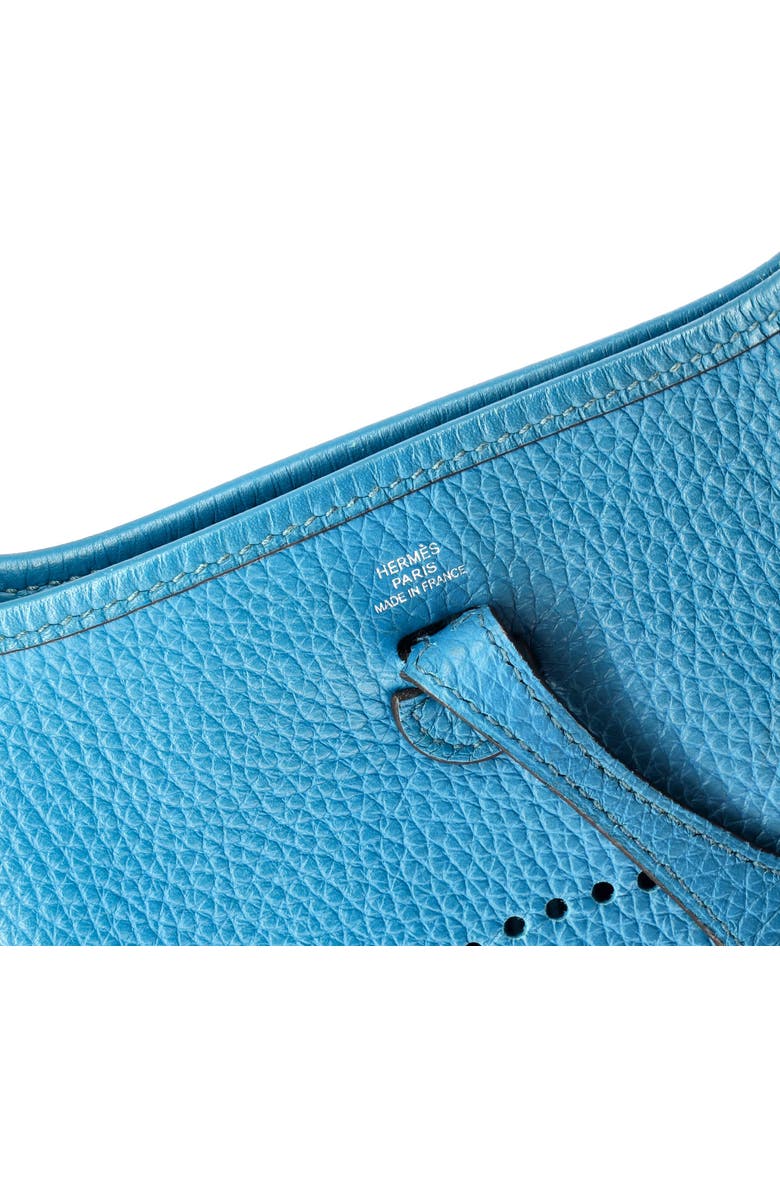 Pre-Owned Hermes Evelyne Bag Gen III Clemence TPM, Alternate, color, Bleu Izmir