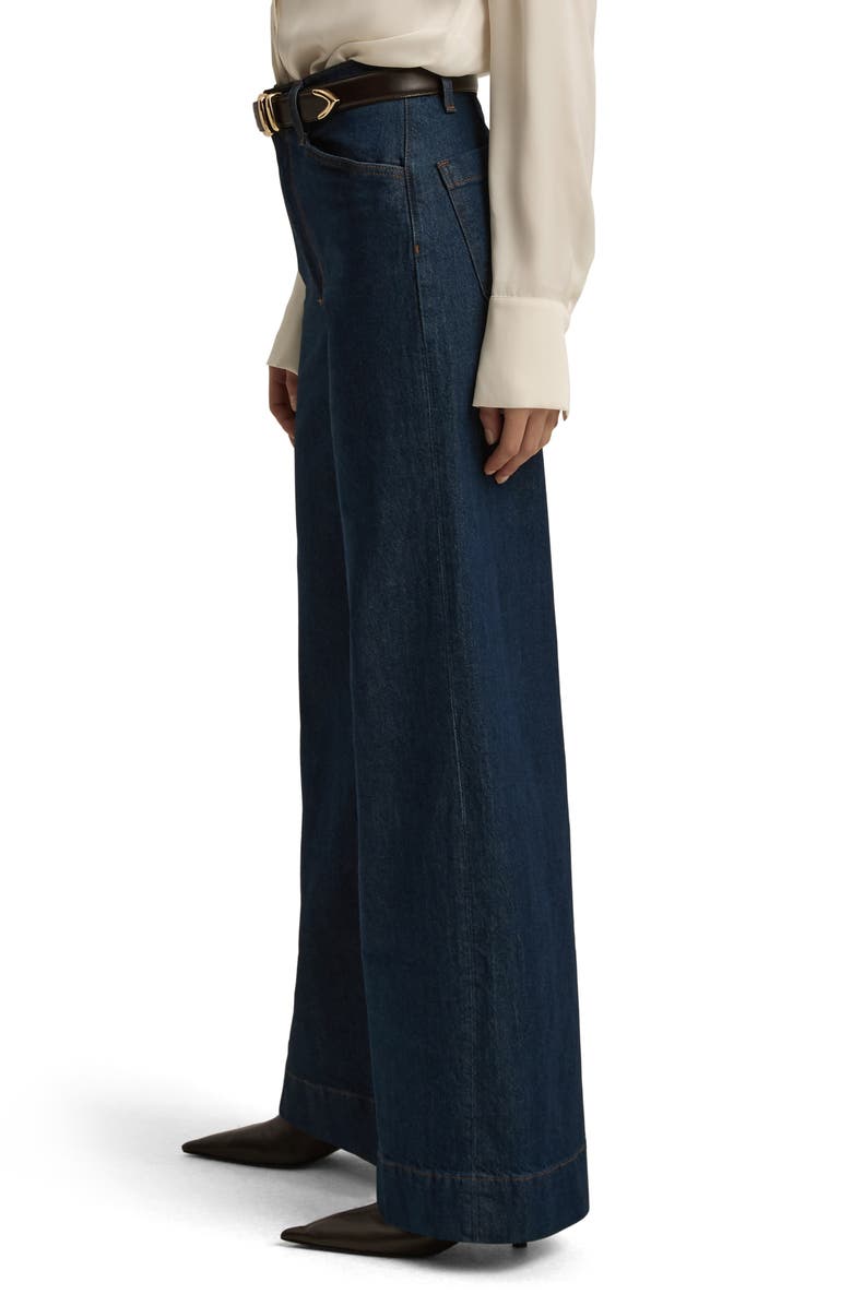 Favorite Daughter The Mischa Super High Waist Wide Leg Jeans, Alternate, color, Pepper