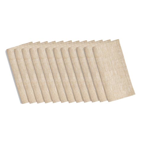 Linen Cocktail Napkins 6 x 6 Inch Set of 12 - Athena
