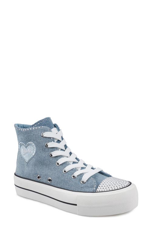 Candies Candie's Lizzy High Top Sneaker In Blue