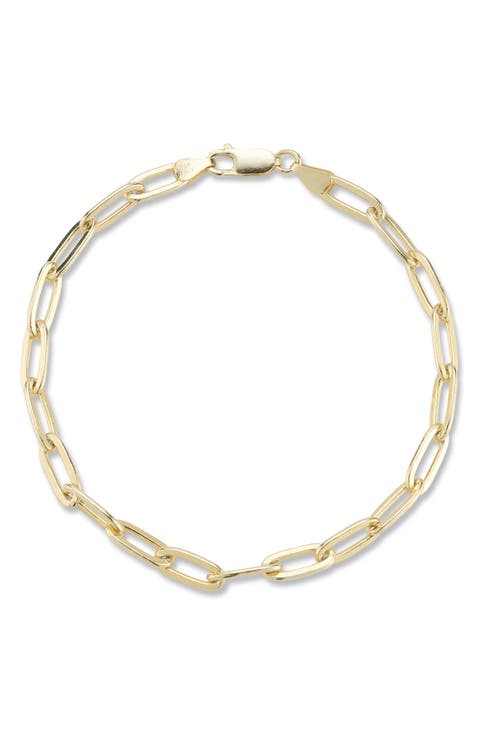 Paper Clip Chain Bracelet