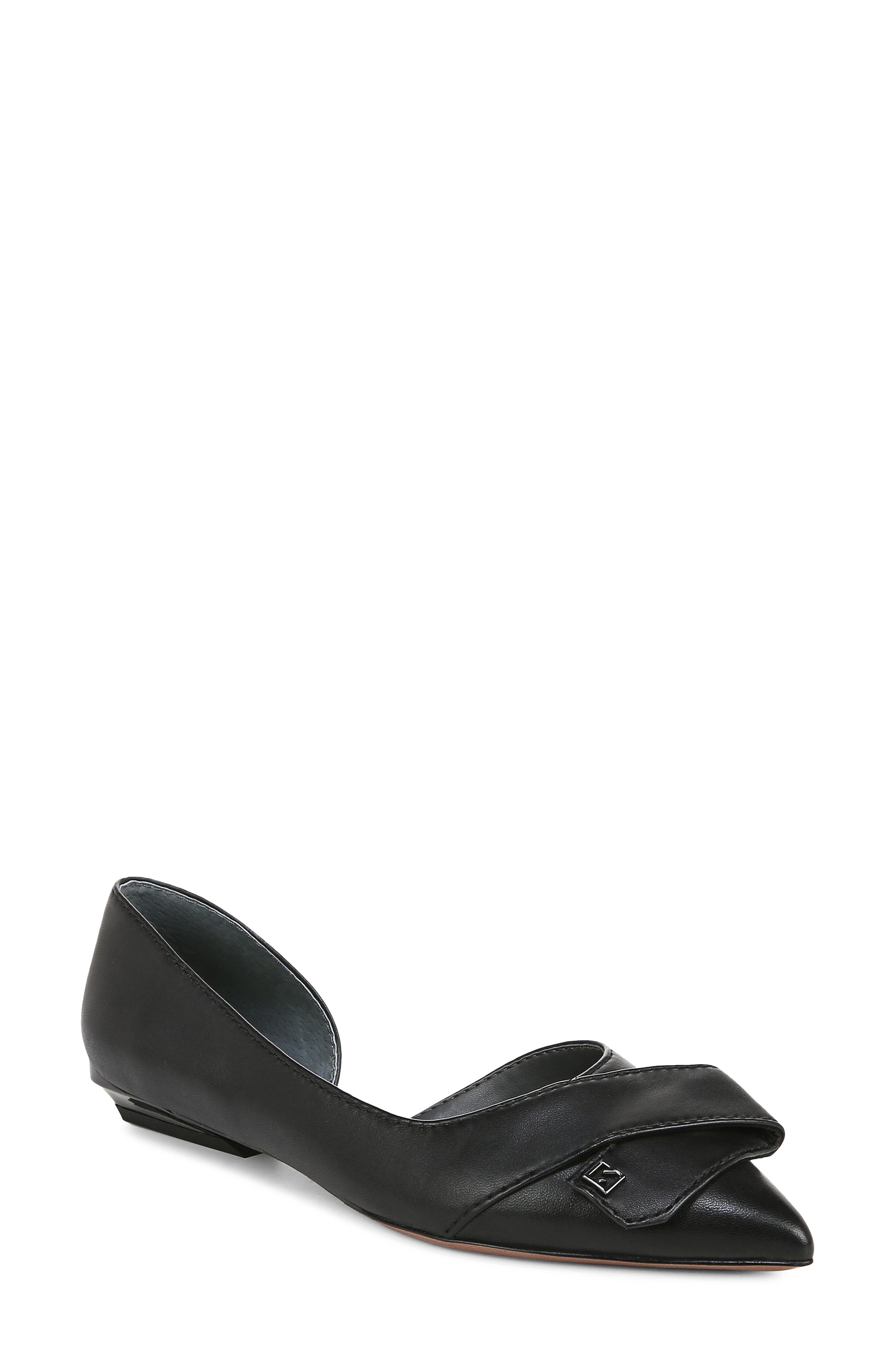 SARTO by Franco Sarto Elisha Half d'Orsay Pointed Toe Flat, Main, color, 