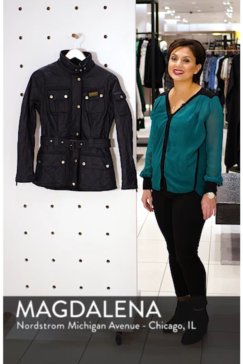Water Resistant Polarquilt Moto Jacket video