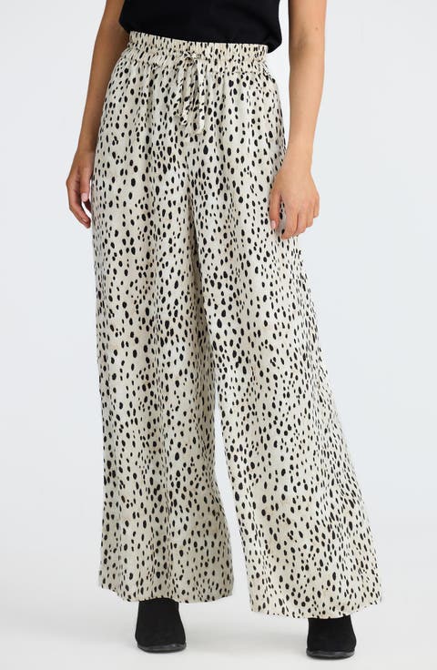 Liza Print Wide Leg Pants