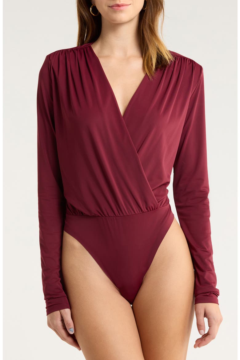 The Slinky Date Bodysuit, Alternate, color, VINO