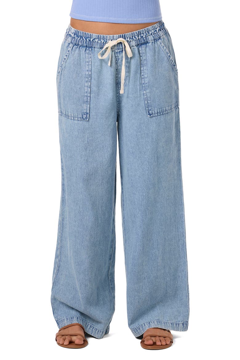 Sevie Drawstring Denim Pants (Women) | Nordstrom