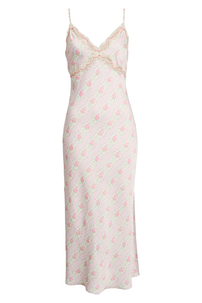 Idris Floral Maxi Slipdress, Main, color, LADY BLOSSOM